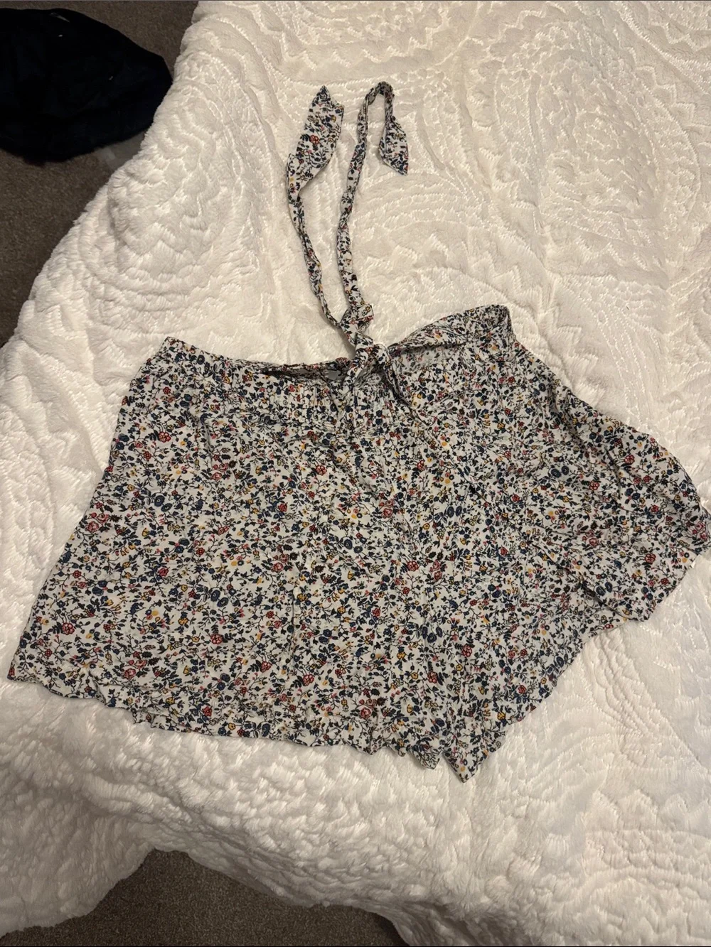 Madewell Floral Tie-Waist Women’s Shorts - Multicolor